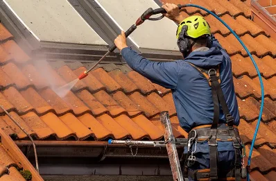 Démoussage et hydrofuge de toiture à Thèreval